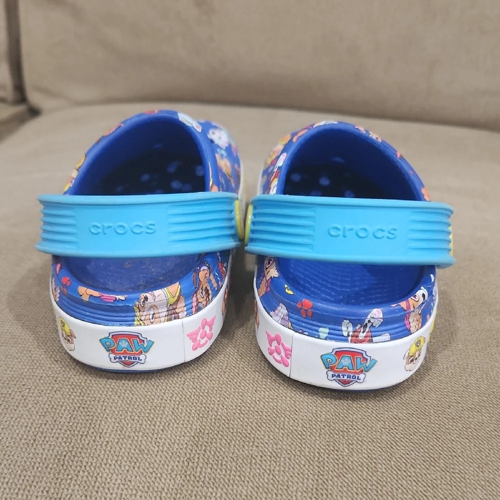 Paw Patrol Kids Blue Crocs - Picture 3 of 7